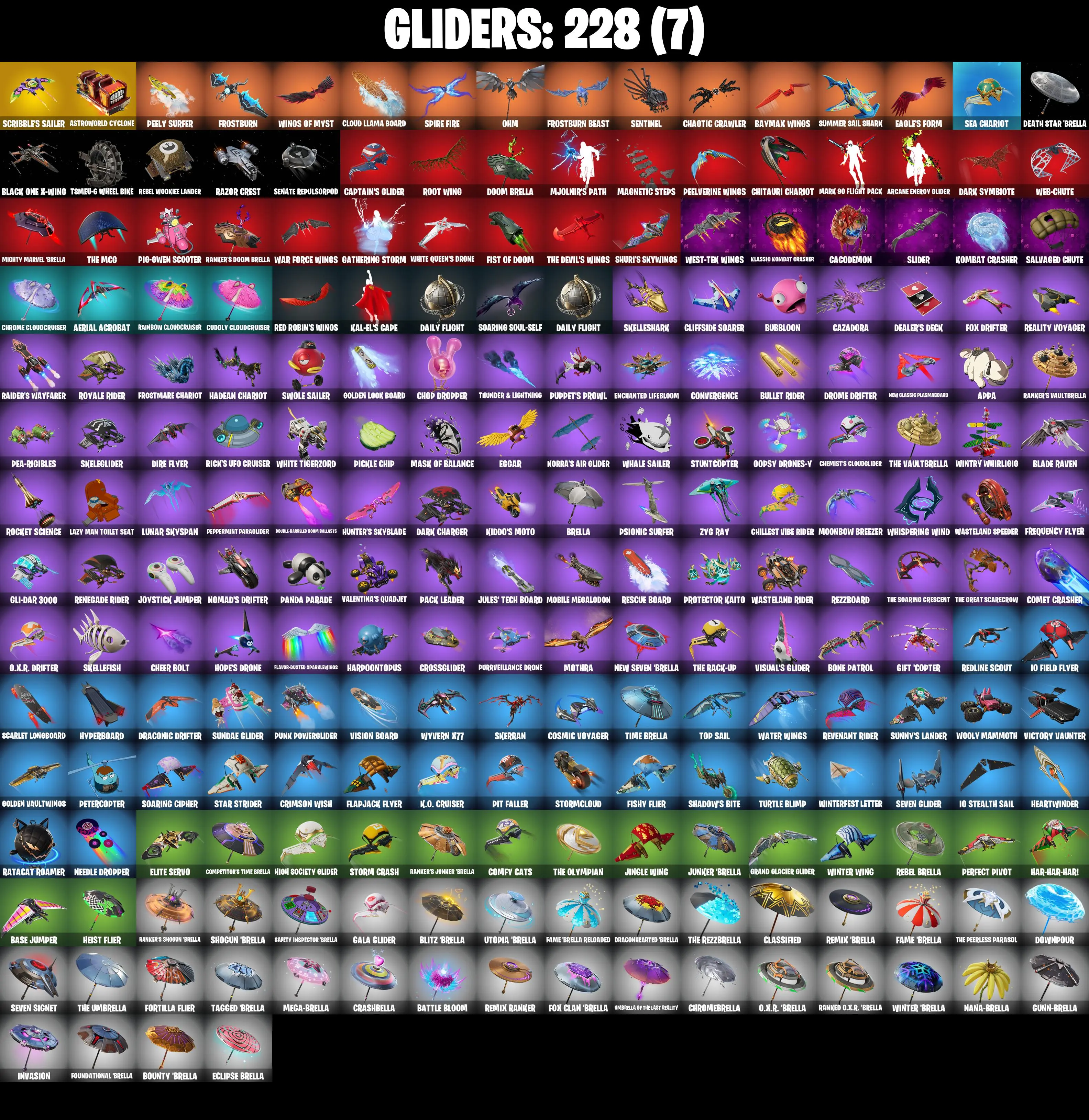 (PC/PSN/XBOX) 215 SKINS π Sultura π Curse Buster π Vivi Chroma π Shady Doggo π Eternal Knight π Raz π Torin π Backlash π Alli π 700 V-Buck PARENTAL CONTROL β image 6