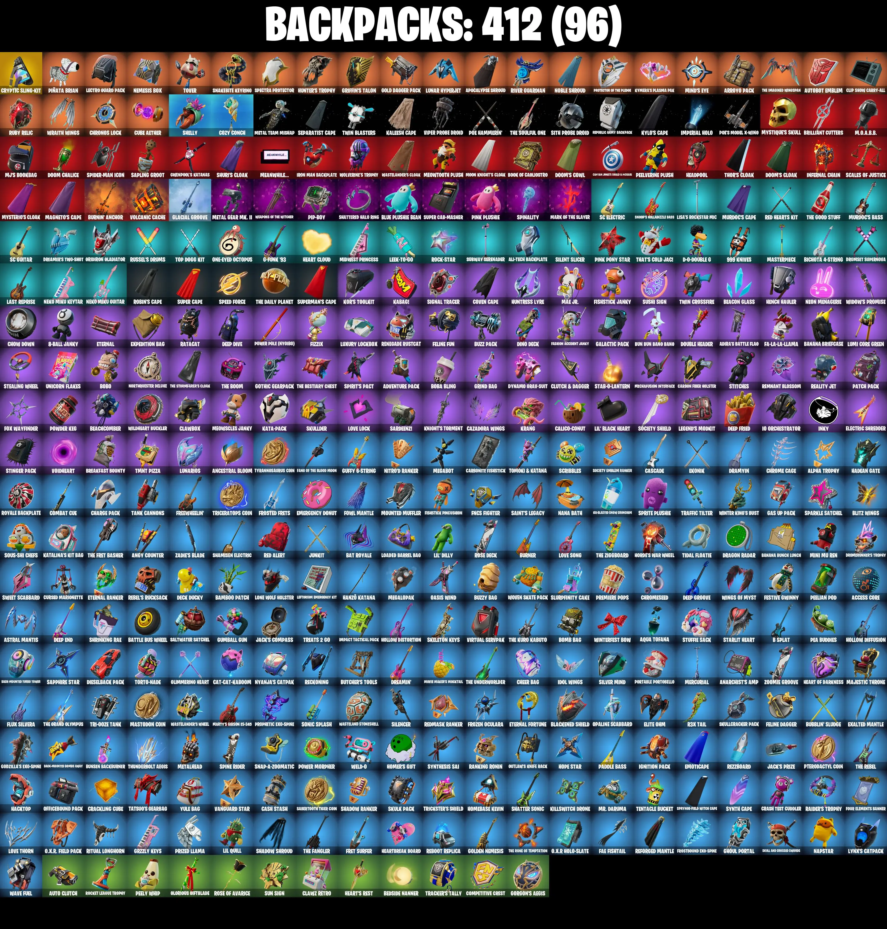 (PC/PSN/XBOX) 334 SKINS π Renegade Raider π Cobalt Snowfoot π Vivi Chroma π Subzero Cryptic π Fixer π Lina Scorch π Sultura π 5250 V-Buck PARENTAL CONTROL β image 4