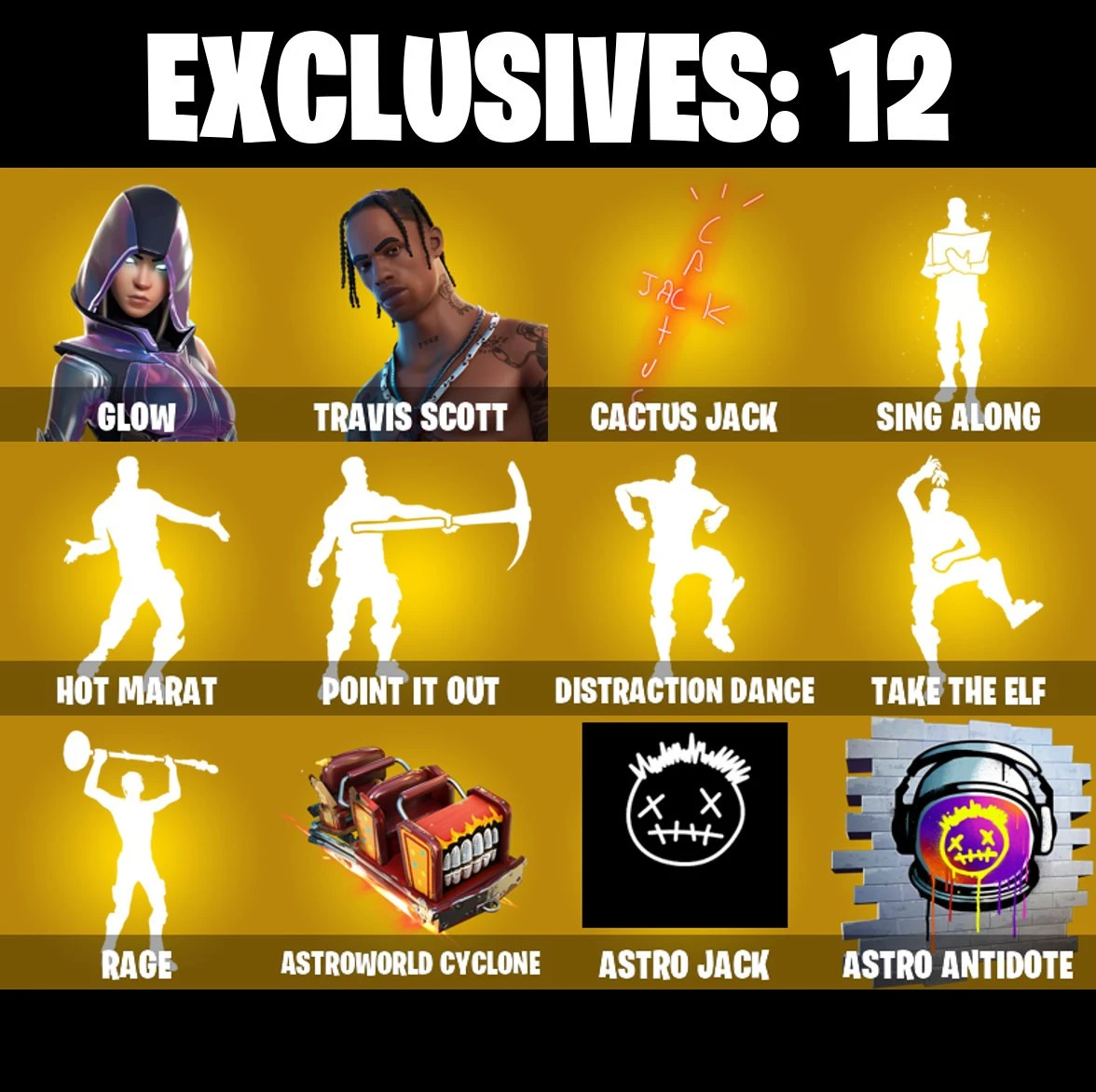 ✨Email Change✨PC,XBOX ⸱ 152 Skins | Glow | Travis Scott