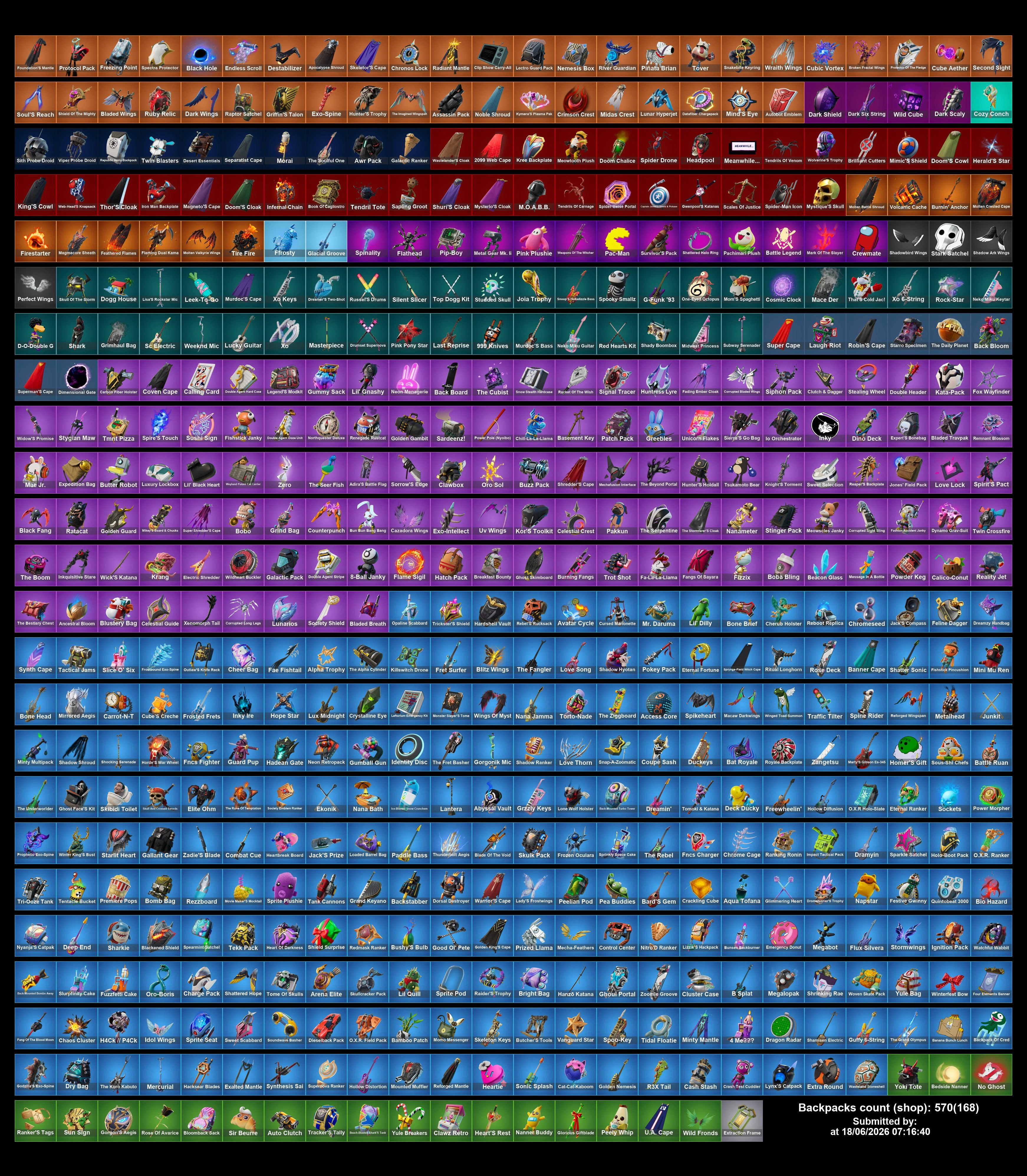 #SM6229 [PC/PSN/XBOX] 461 skins | Master Chief (Matte Black) | Mizuki | Ravage | Omegarok | The Foundation | Optimus Prime | Frostbite | Raz | Nezumi | Menace | Peter Griffin