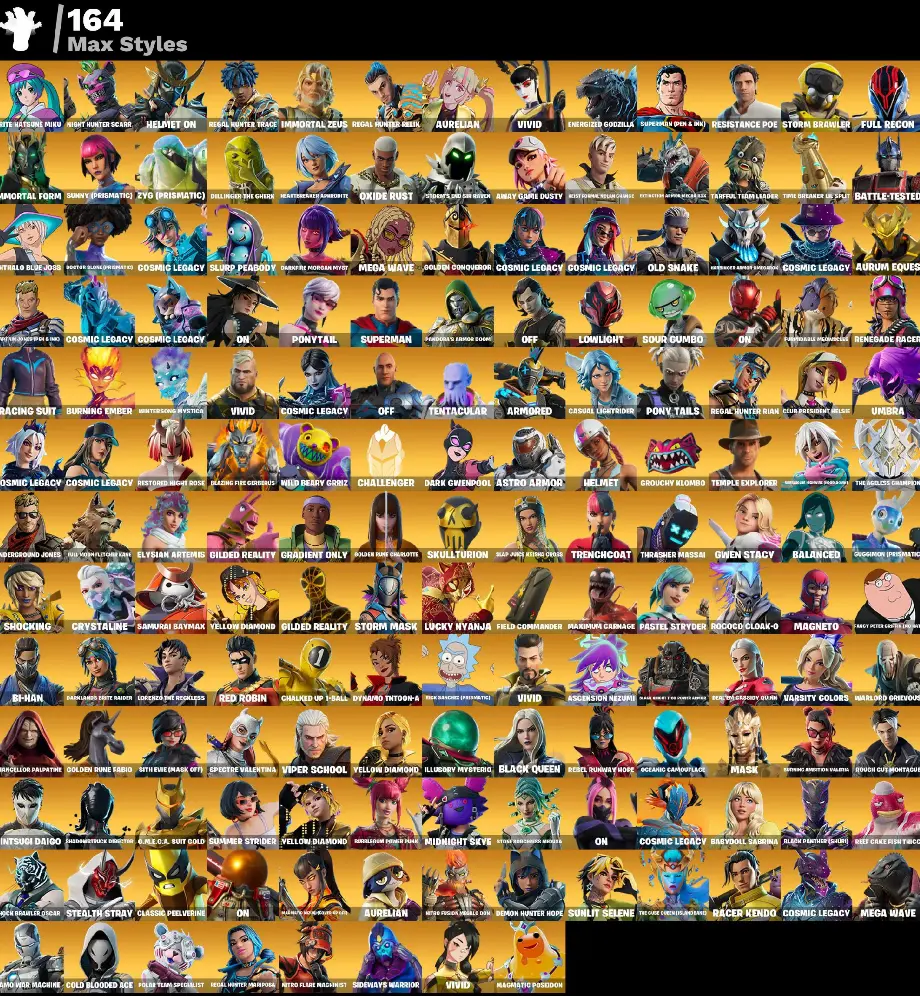 • OG TRAVIS SCOTT + FULL GOLD MIDAS 👑 211 SKINS | PC ACCOUNT — screenshot 9