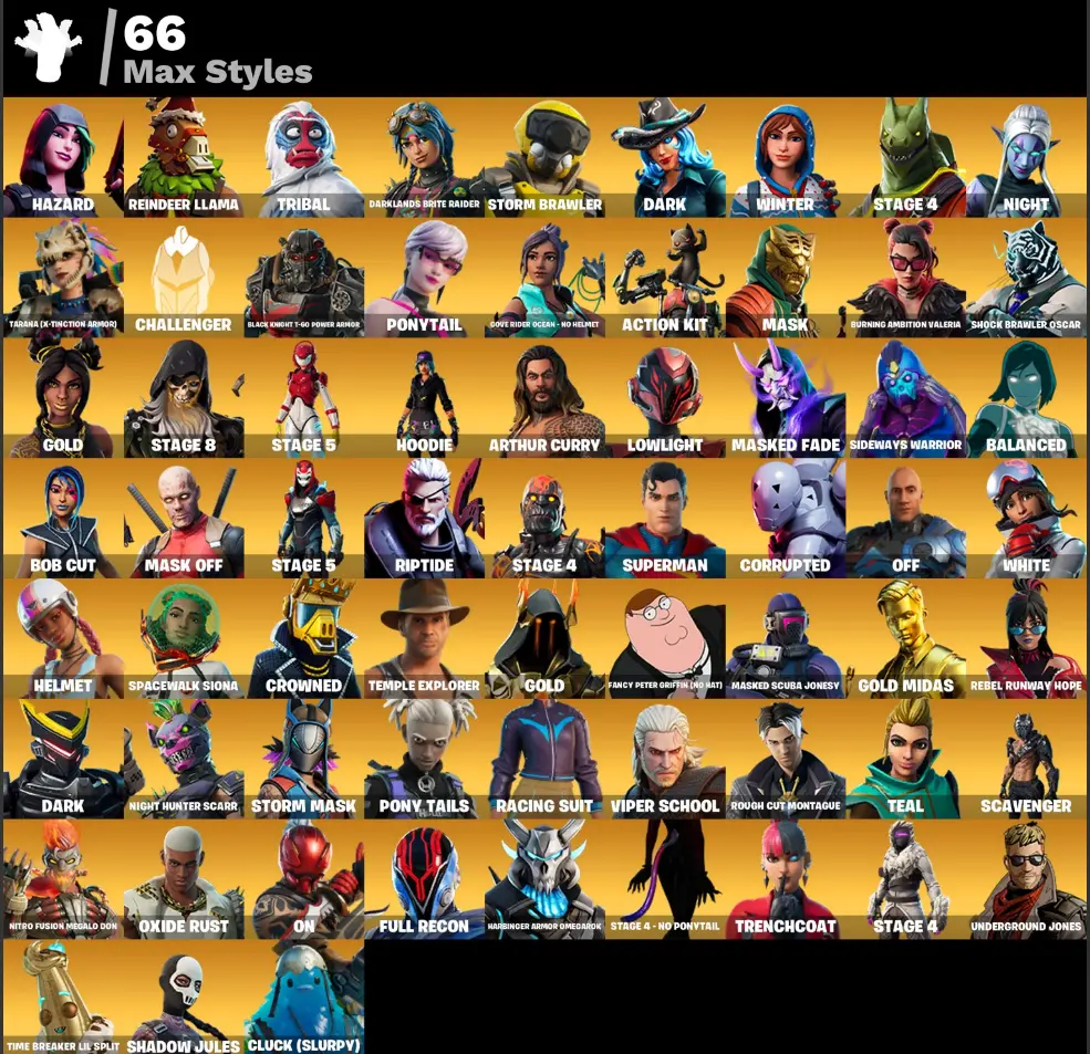 (PC PSN XBOX) 201 skins | Gold Midas | Snap | Kymera | The Imagined | Ultima Knight | The Cube Queen | Eternal Knight | The Scientist | Fade | Fusion / LARA CROFT / MARSHMELLO — image 5
