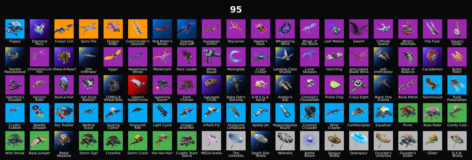 PC,PSN,XBOX 180 SKINS FA ⸱ STW ⸱ CHANI ⸱ ARTH VADER,ARACHNE,POWER CHORD,PAUL ATREIDES,GLITCH,LARA CROFT,JOKER RK2562 — image 4