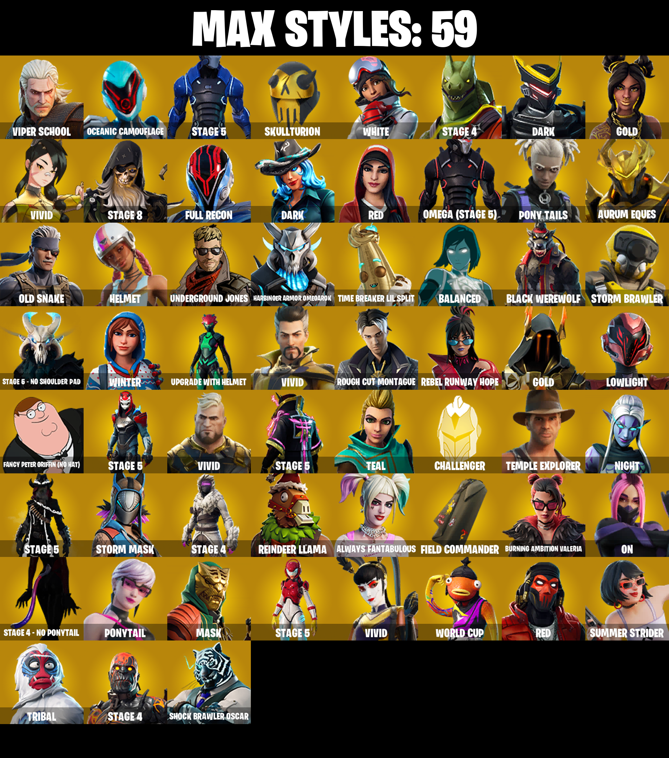 OG STW ✨ 219 SKINS ✨ Black Knight ✨ Sparkle Specialist ✨ The Reaper ✨ Blue Squire ✨ Royale Knight ✨ Elite Agent ✨ 600 VB (PC/PSN/XBOX) — image 3