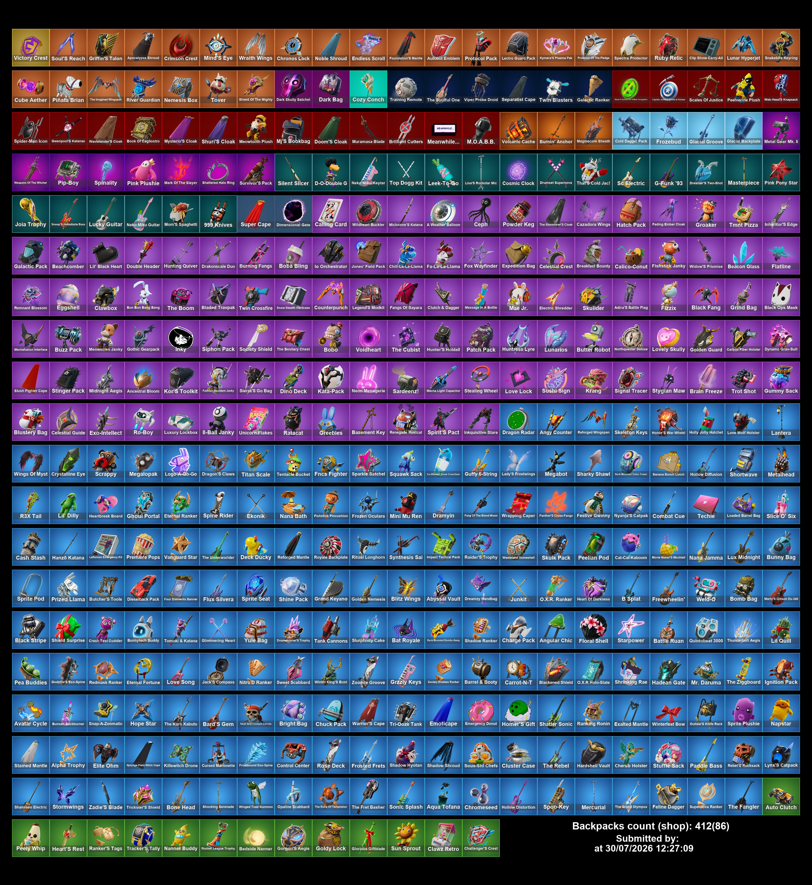 #SM6670[PC/PSN] 341 skins | Dark Skully | Hades | Valeria | Malik | Optimus Prime | Menace | The Imagined | Spectra Knight | The Foundation | Kado Thorne | The Ageless