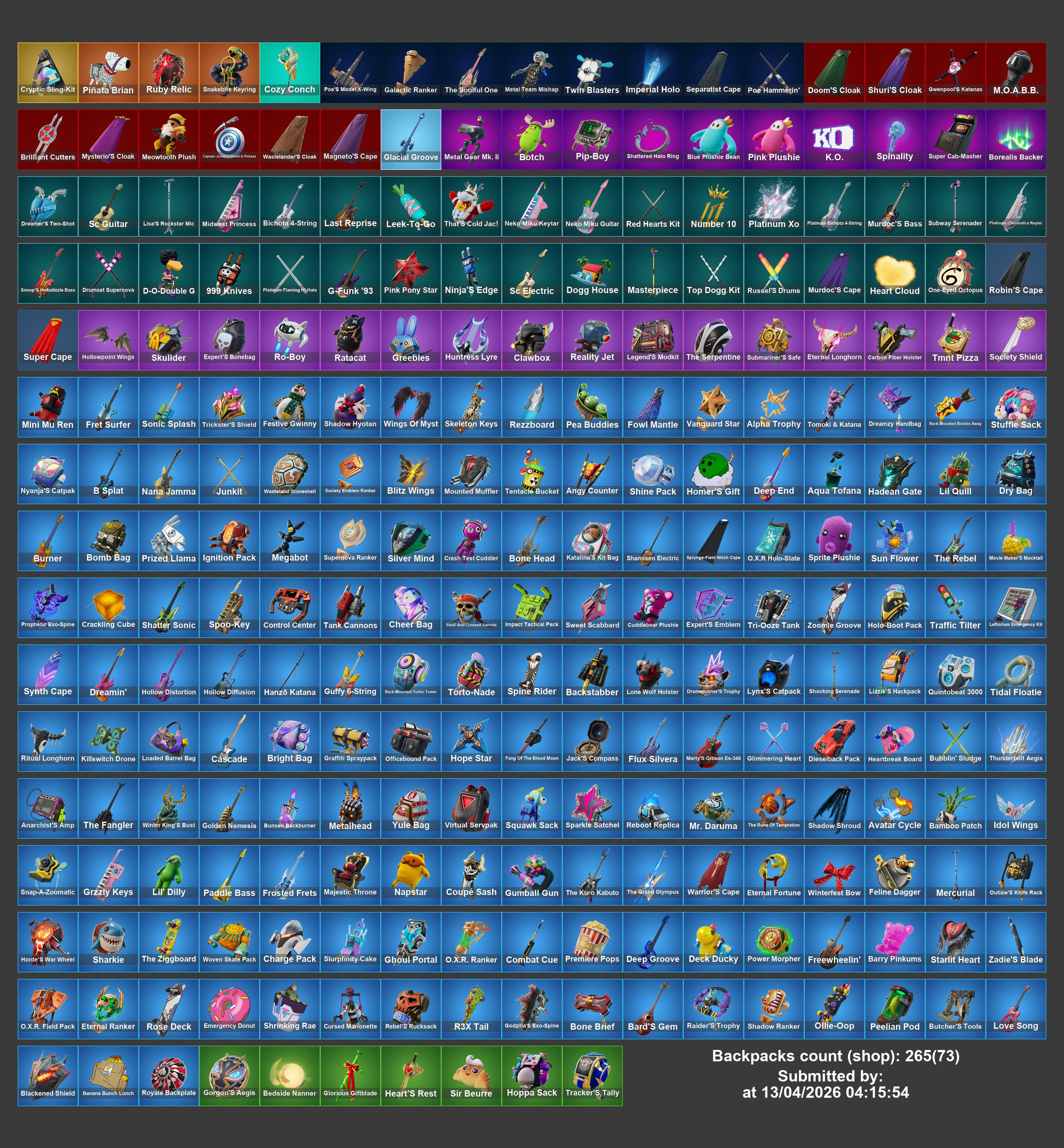 [PC/PSN/XBOX] 208 skins | CAMMY | Chun-Li | Subzero Cryptic | Zeus | Valeria | Peter Griffin | Joltara | Poseidon | Captain Phasma | Emperor Palpatine | Poe Dameron | Cammy | Emma Frost | Solid Snake | Harley Quinn