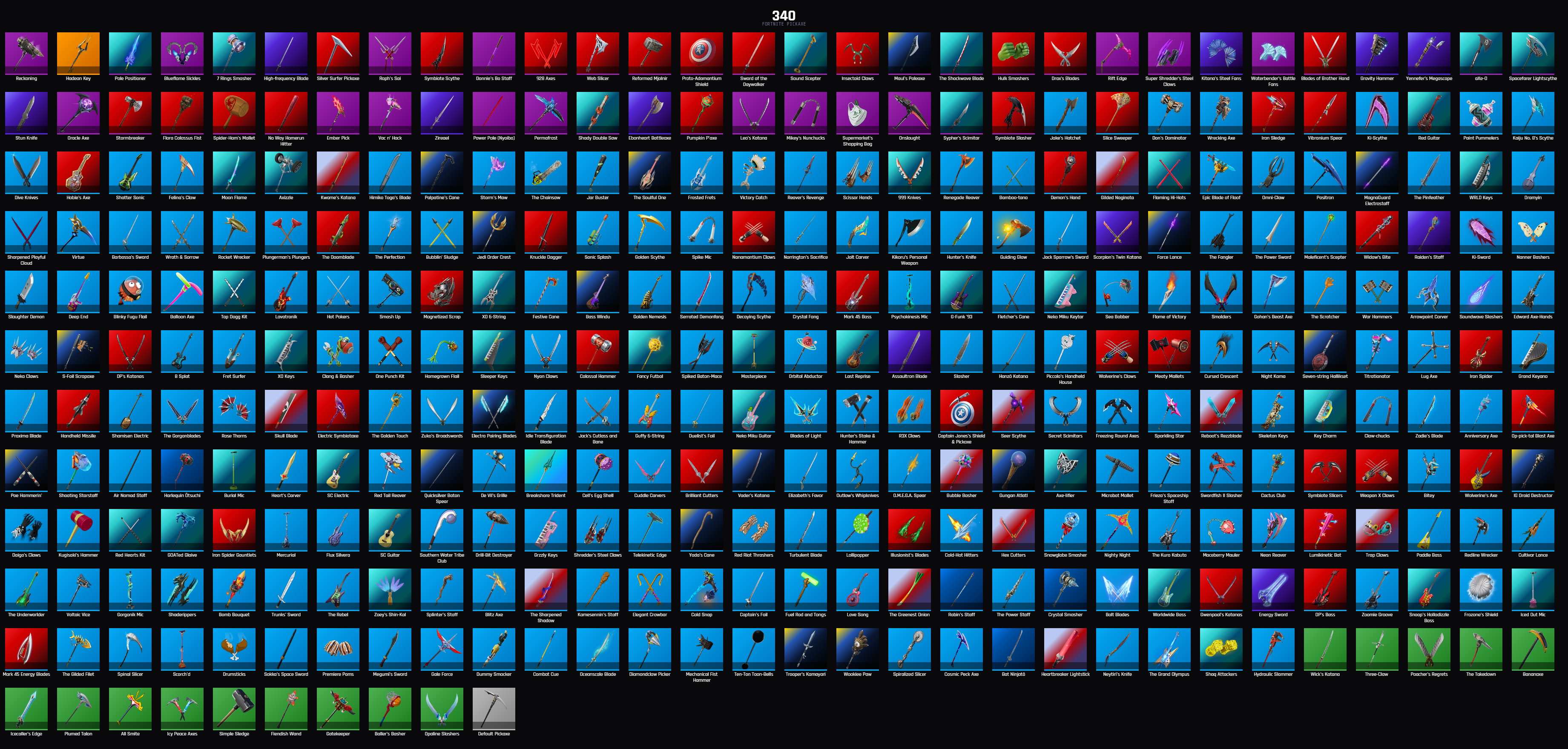 (PC PSN XBOX 356 SKINS / 209 PURCHASED SKINS / JOH WICK / OMEGA / VEGETA / SON SOKU / CHUN-LI / RYU / VENOM — image 4