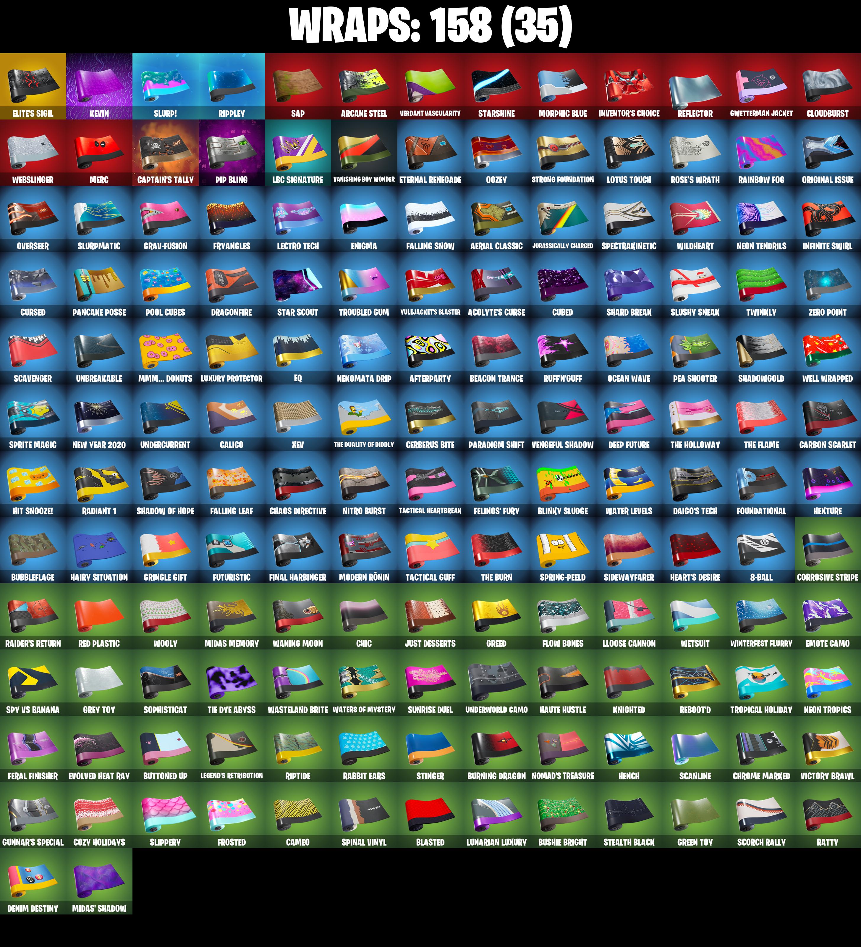 (PC/PSN/XBOX) 172 SKINS π Neo Versa π Gold Midas π Gold Meowscles π Gold Brutus π Keri Commander π Point Patroller π Trilogy π 50 V-Buck PARENTAL CONTROL β image 3