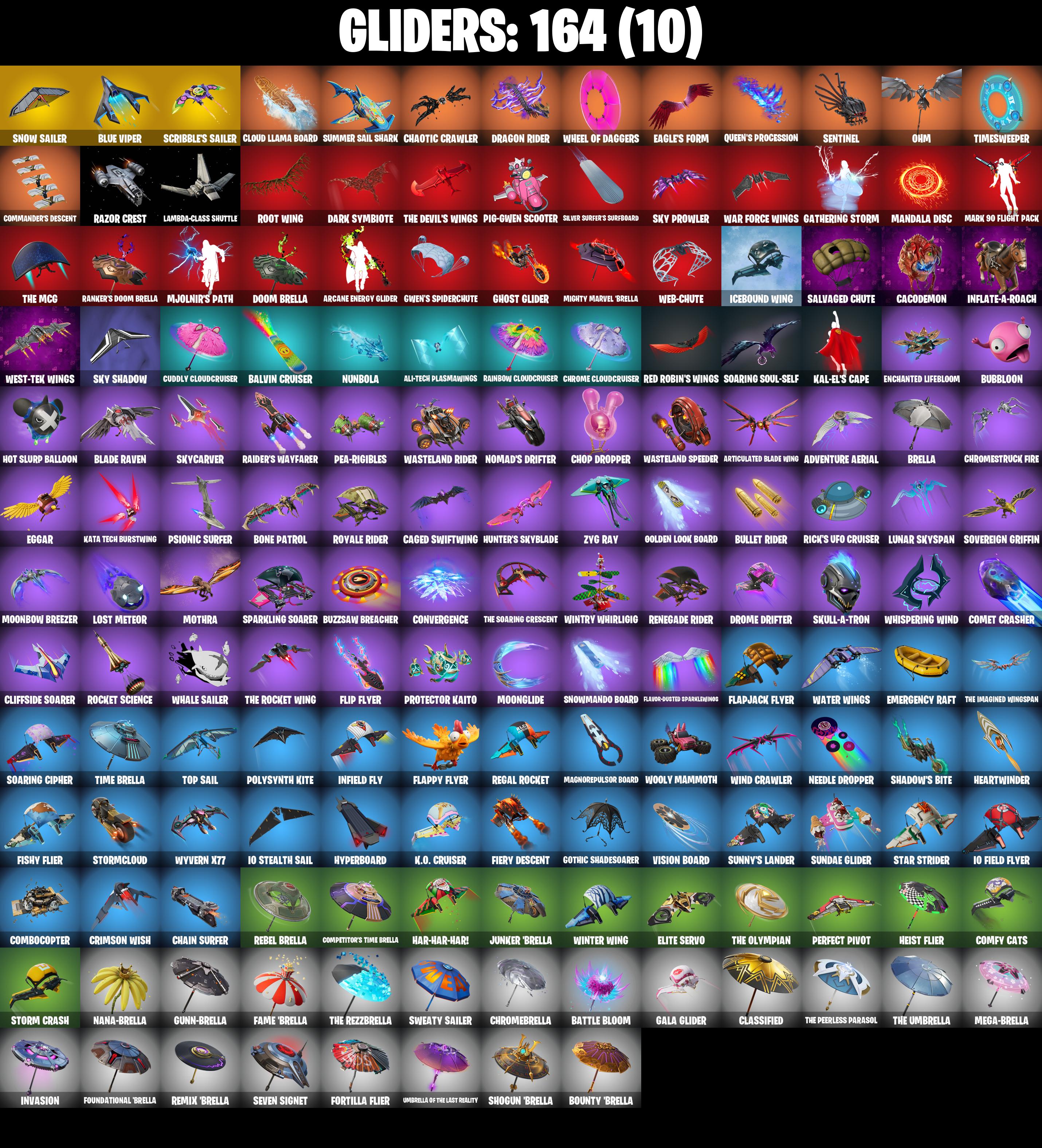 (PC/PSN/XBOX) 302 SKINS π Cloud Striker π Clutch π Keri Commander π FNCS 3:1 Champion π Grind π Major Glory π Kata Captain π 200 V-Buck PARENTAL CONTROL β image 7