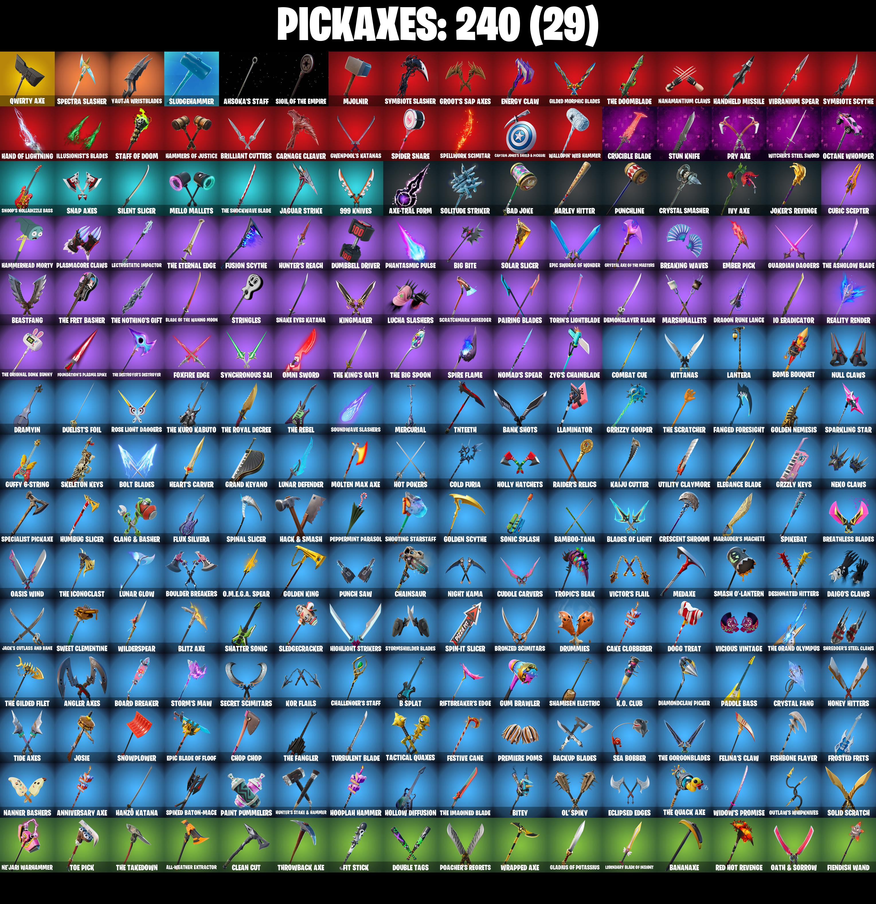 (PC/PSN/XBOX) 185 SKINS π Gold Midas π Snake Eyes π Cloud Striker π Fade π Kymera π Peter Griffin π Ronin π Torin π 400 V-Buck PARENTAL CONTROL β image 8