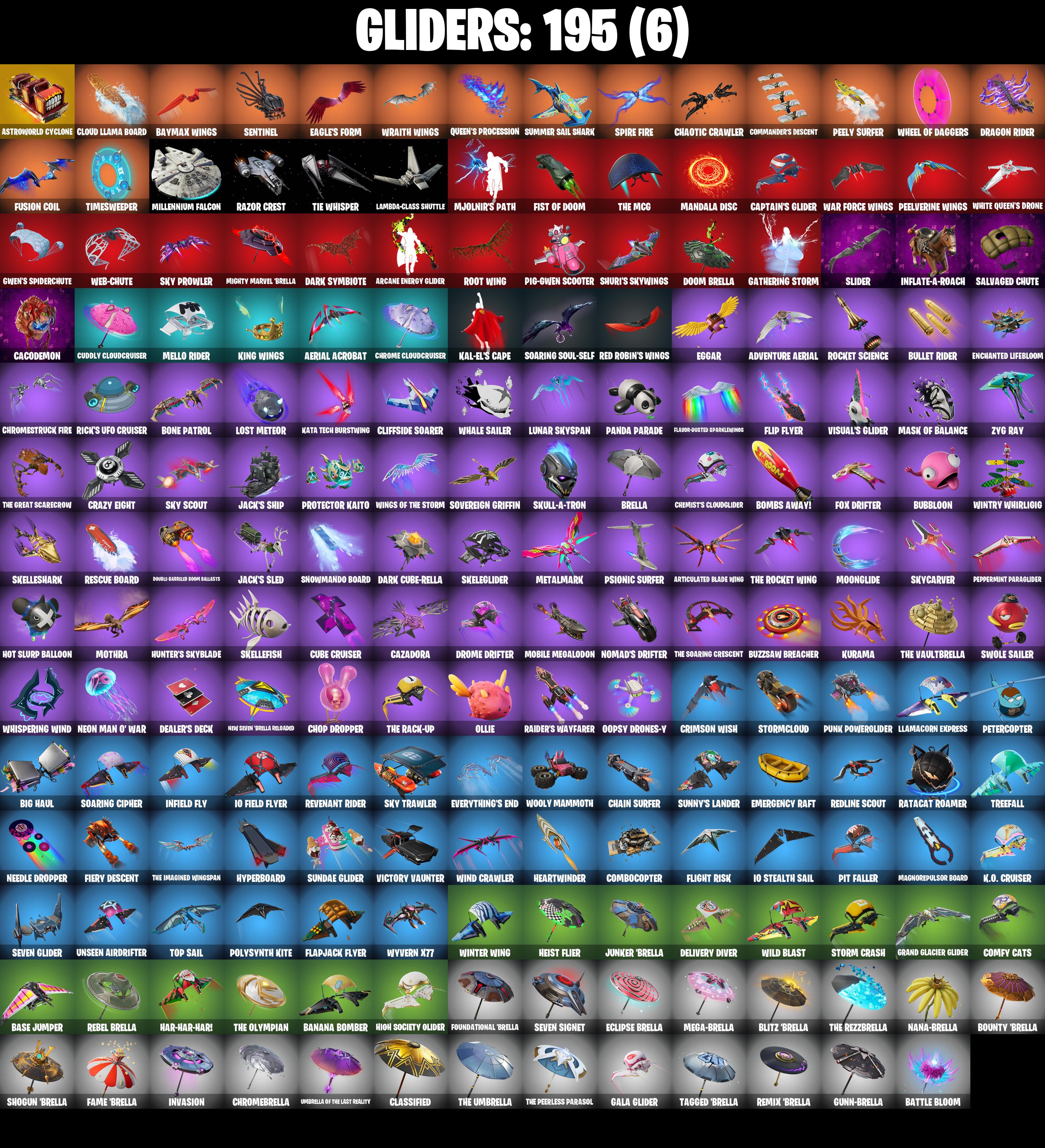 (PC/PSN/XBOX) 185 SKINS π Gold Midas π Snake Eyes π Cloud Striker π Fade π Kymera π Peter Griffin π Ronin π Torin π 400 V-Buck PARENTAL CONTROL β image 7
