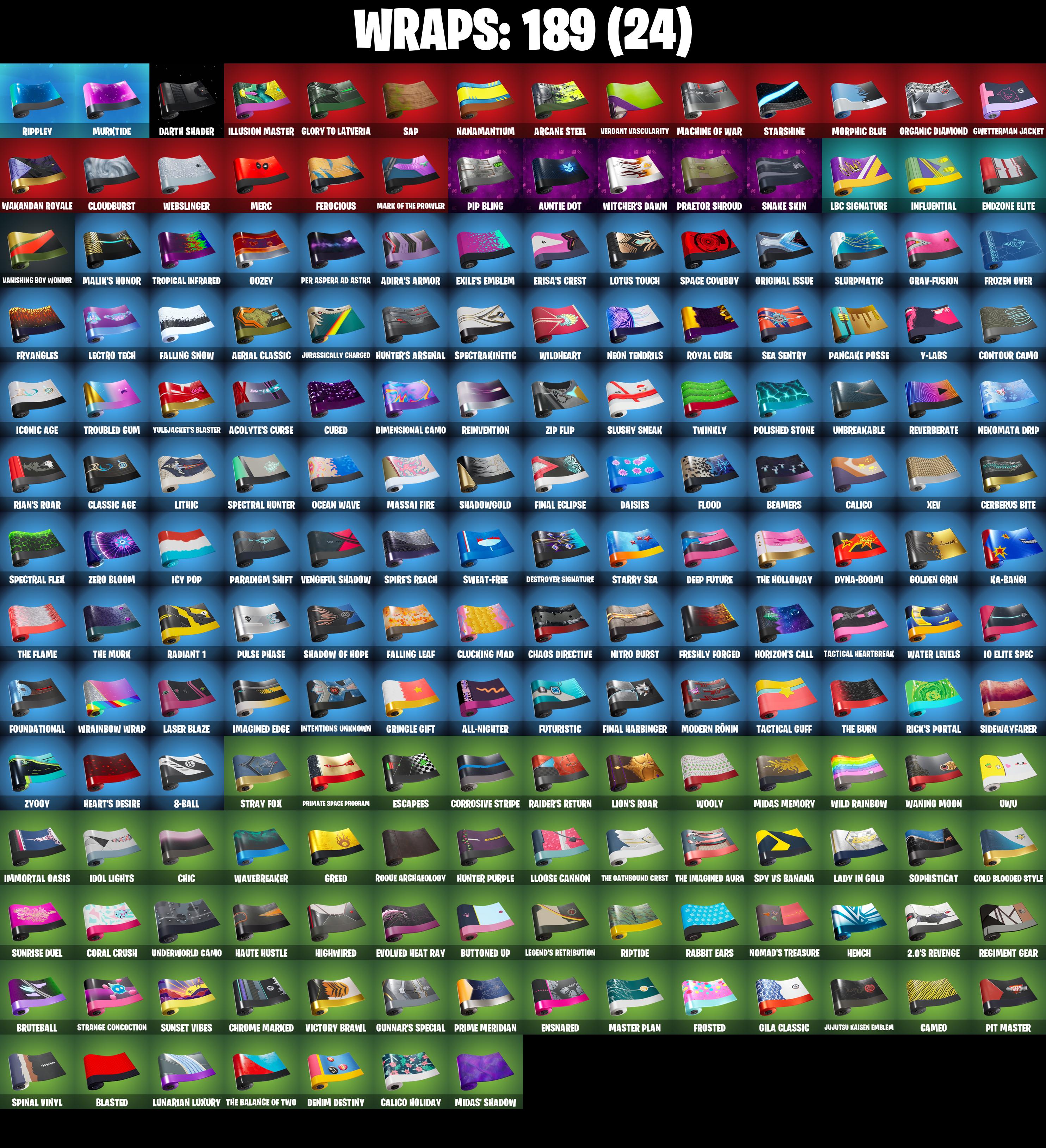(PC/PSN/XBOX) 185 SKINS π Gold Midas π Snake Eyes π Cloud Striker π Fade π Kymera π Peter Griffin π Ronin π Torin π 400 V-Buck PARENTAL CONTROL β image 3
