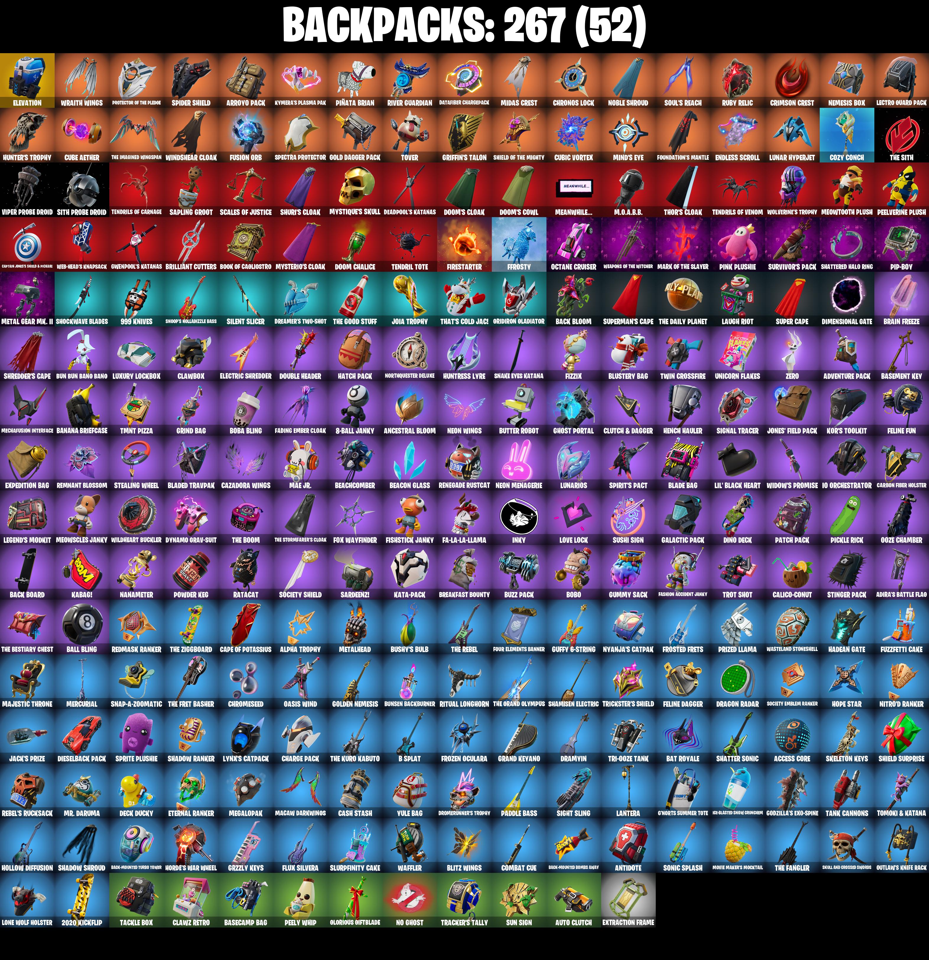(PC/PSN/XBOX) 185 SKINS π Gold Midas π Snake Eyes π Cloud Striker π Fade π Kymera π Peter Griffin π Ronin π Torin π 400 V-Buck PARENTAL CONTROL β image 4
