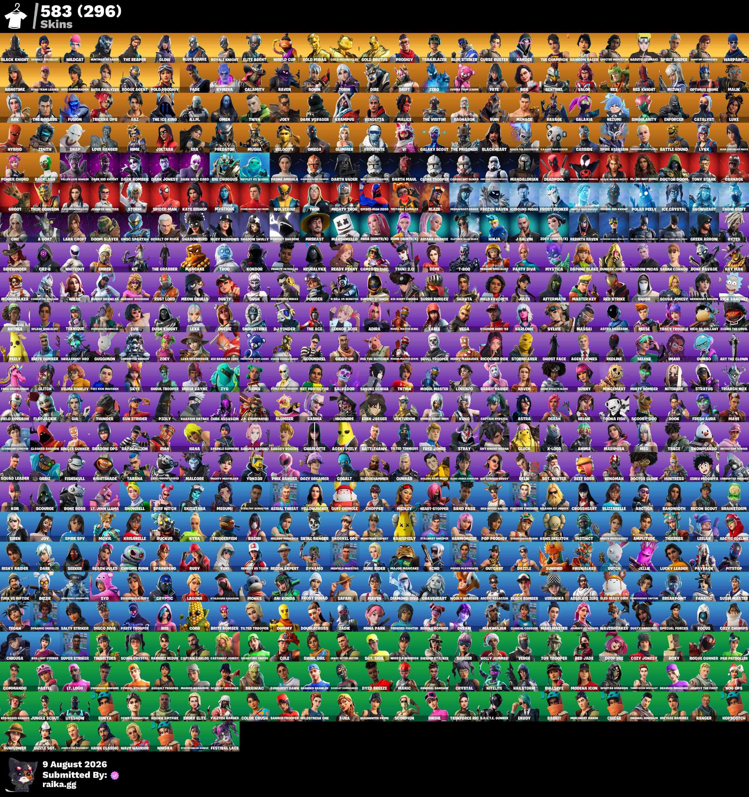 RAREST EXCLUSIVES π PC/PSN/XBOX π₯ 583 Skins | OG STW | Black Knight | Sparkle Specialist | Wildcat | Huntmaster Saber | The Reaper | Glow | Blue Squire | Royale Knight | Elite Agent | WORLD CUP | Gold Midas | 1 VB β image 2