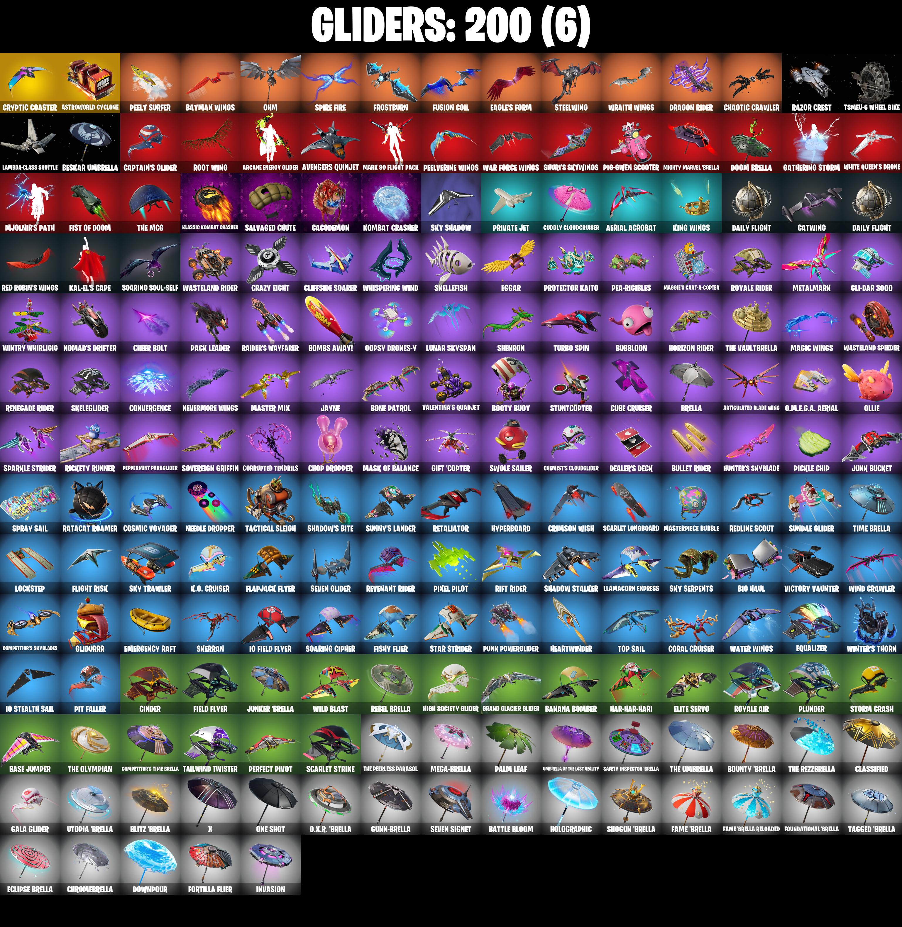 (PC/PSN/XBOX) 264 SKINS π Renegade Raider π Gold Midas π Gold Brutus π Subzero Cryptic π Lina Scorch π Cobalt Snowfoot π 300 V-Buck PARENTAL CONTROL β image 7