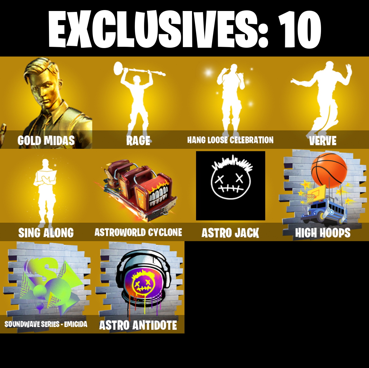 (PC/PSN/XBOX) 223 SKINS π Gold Midas π Hades π Valeria π Malik π Optimus Prime π Menace π The Imagined π Spectra Knight π 350 V-Buck PARENTAL CONTROL β image 1