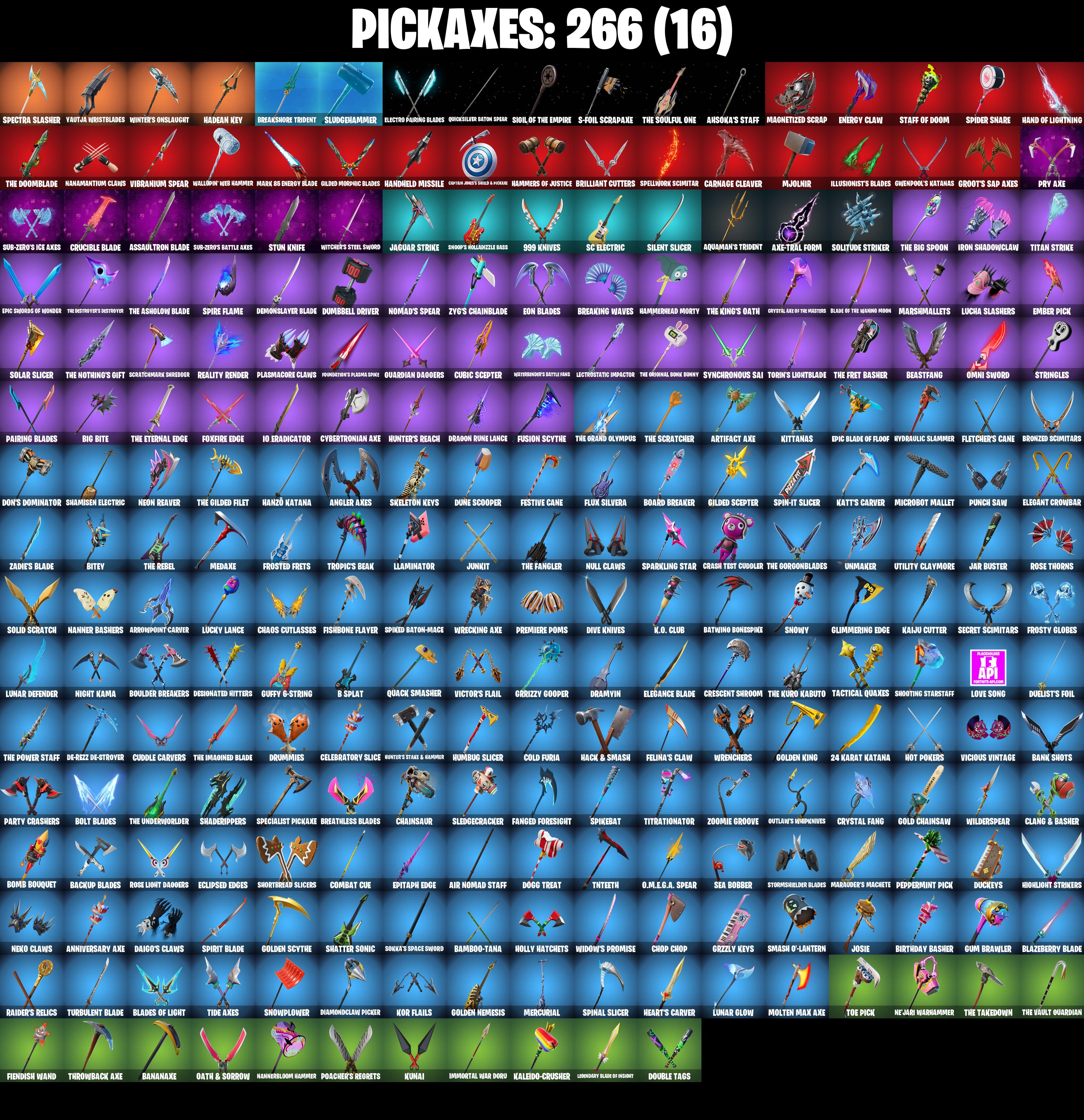 (PC/PSN/XBOX) 223 SKINS π Gold Midas π Hades π Valeria π Malik π Optimus Prime π Menace π The Imagined π Spectra Knight π 350 V-Buck PARENTAL CONTROL β image 4