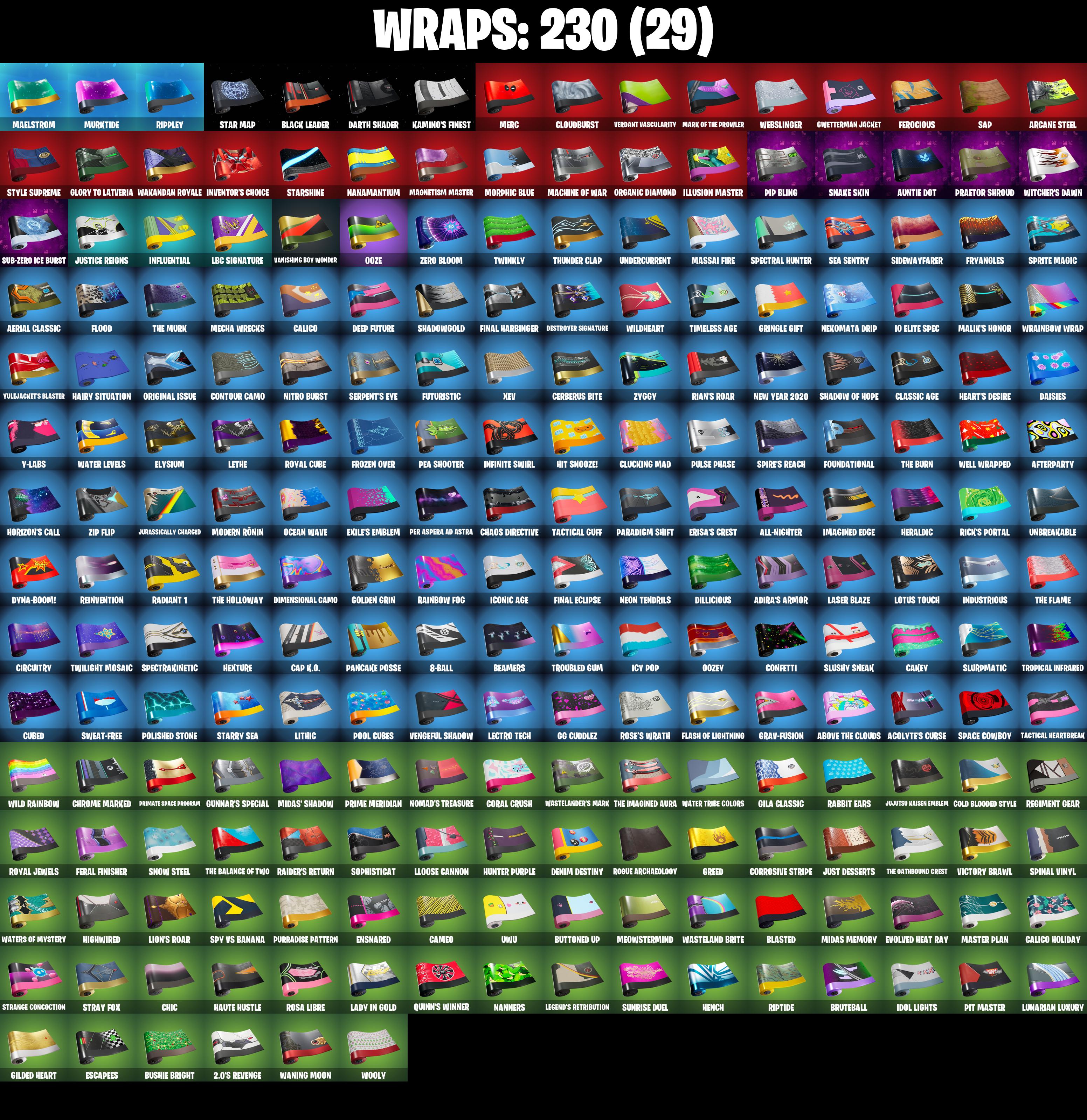 (PC/PSN/XBOX) 223 SKINS π Gold Midas π Hades π Valeria π Malik π Optimus Prime π Menace π The Imagined π Spectra Knight π 350 V-Buck PARENTAL CONTROL β image 6