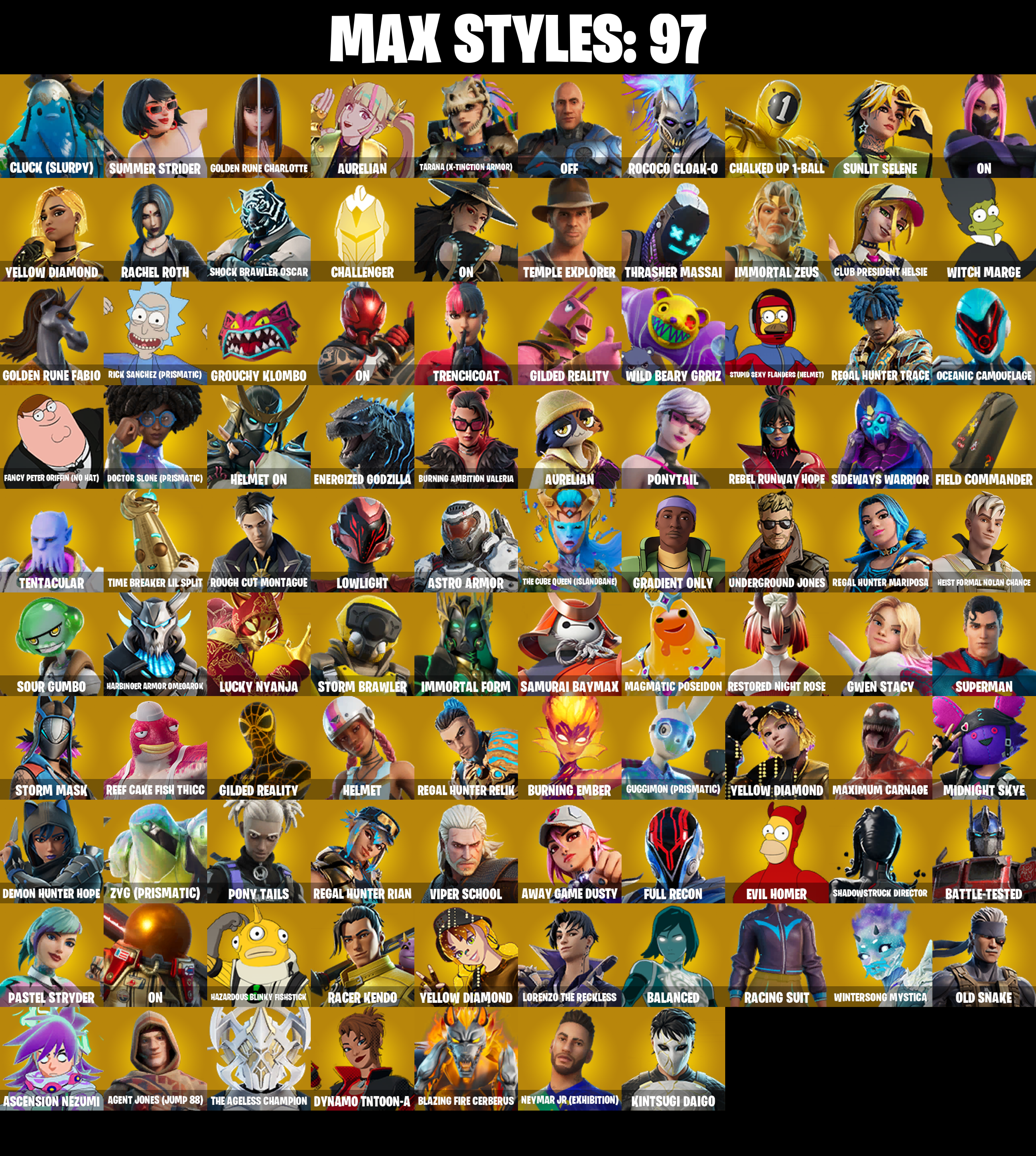 (PC/PSN/XBOX) 186 SKINS π« Lina Scorch β‘οΈ Sultura π Fixer β‘οΈ Subzero Cryptic π Optimus Prime β‘οΈ Zeus π Snap β‘οΈ Twyn π Kado Thorne | 700 V-Buck | PARENTAL CONTROLS β image 3