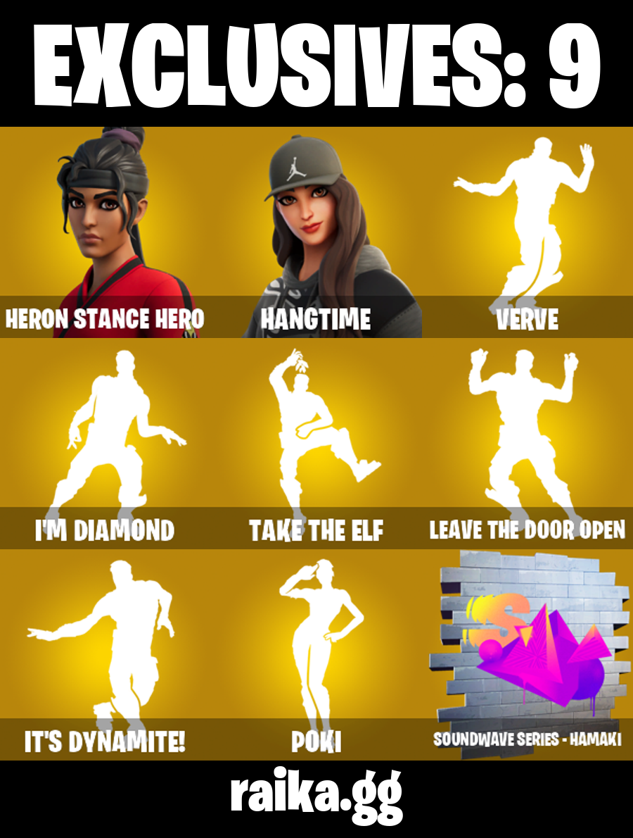 (PC/XBOX) 300 VB) 178 SKINS ❤️ Heron Stance Hero ❤️ Hangtime ❤️ Love Ranger ❤️ Gear Specialist Maya ❤️ Snap ❤️ Zero ❤️ Malik ❤️ Kymera ❤️ Cyclo