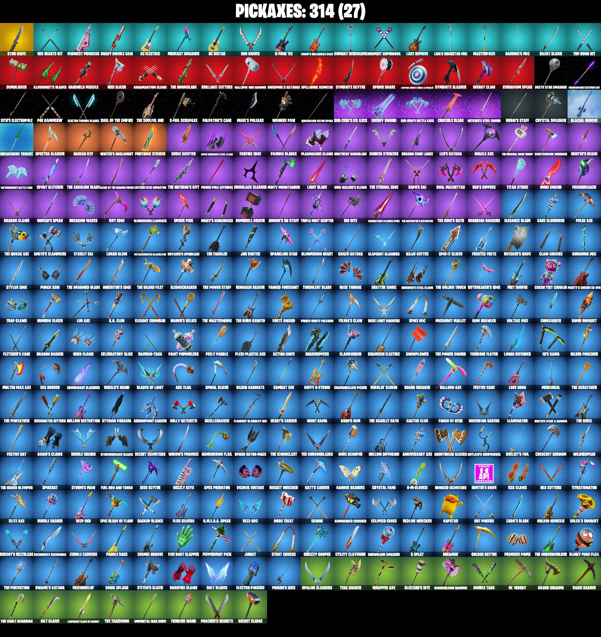 ❤️ 300 SKINS ❤️ ROYALE KNIGHT ❤️ BLUE SQUIRE ❤️ THE WORM ❤️ DEMOGORGON ❤️ YULE TROOPER ❤️ SPIDER-MAN ❤️ SPIDER-GWEN ❤️ SPIDER-MAN ZERO ❤️ SCORPION MK3 ❤️ SUB-ZERO MK3 ❤️ DARTH VADER ❤️ DARTH MAUL ❤️ EMPEROR PALPATINE ❤️ — image 4