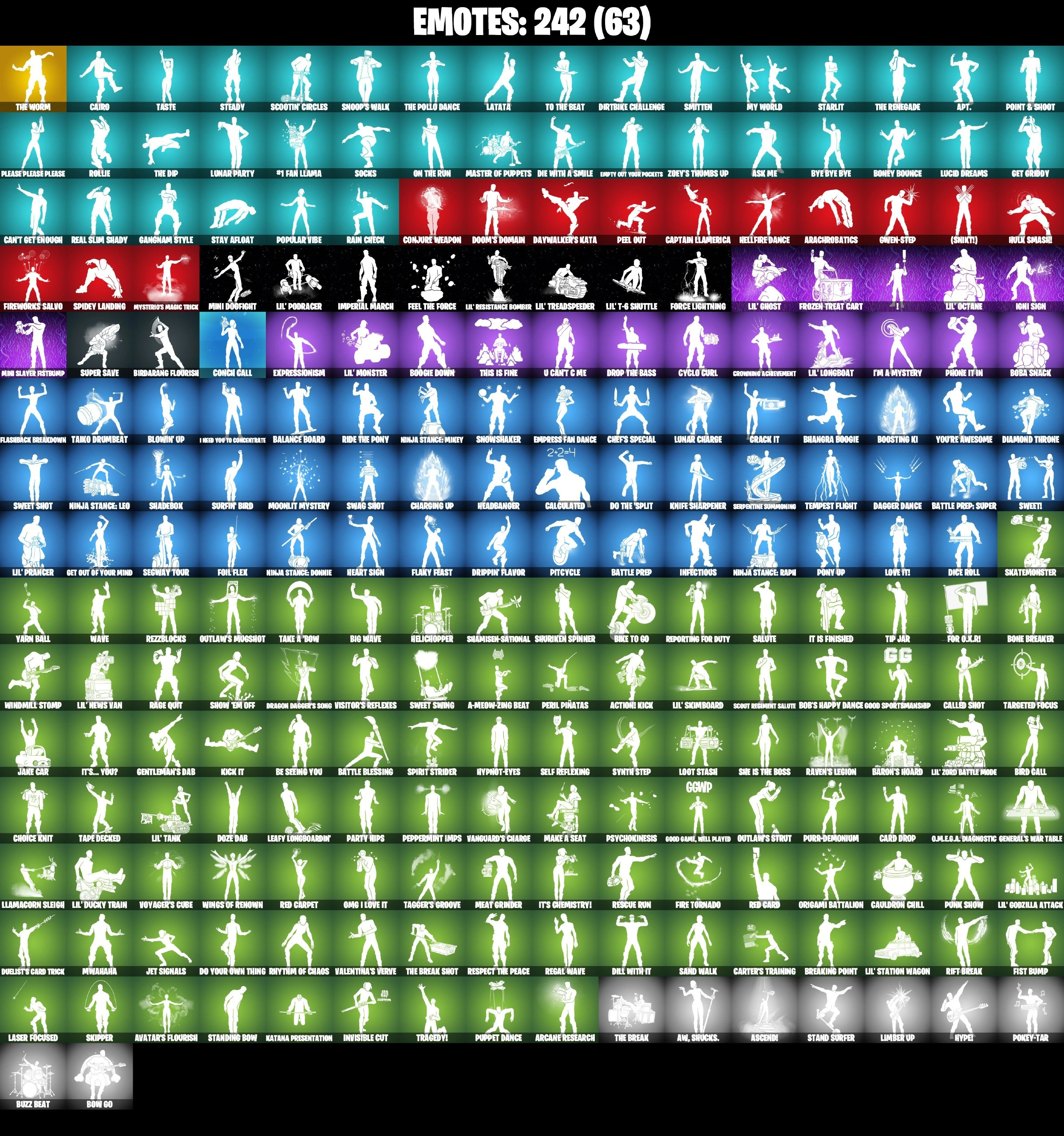 ❤️ 300 SKINS ❤️ ROYALE KNIGHT ❤️ BLUE SQUIRE ❤️ THE WORM ❤️ DEMOGORGON ❤️ YULE TROOPER ❤️ SPIDER-MAN ❤️ SPIDER-GWEN ❤️ SPIDER-MAN ZERO ❤️ SCORPION MK3 ❤️ SUB-ZERO MK3 ❤️ DARTH VADER ❤️ DARTH MAUL ❤️ EMPEROR PALPATINE ❤️ — image 5
