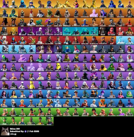 [PC] 201 skins | OG STW | Dark Vertex | Eon | Honor Guard | Neo Versa | Travis Scott | Astro Jack | Gold Brutus | Gold Meowscles | WORLD CUP | 150 VB — image 1