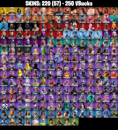 220 SKINS 💙 Gold Midas 💙 Naruto Uzumaki 💙 FNCS Champion 💙 Mizuki 💙 Valeria 💙 Snap 💙 Menace 💙 The Foundation 💙 250 V-Bucks (PC/PSN/XBOX) PARENTAL CONTROL — image 3