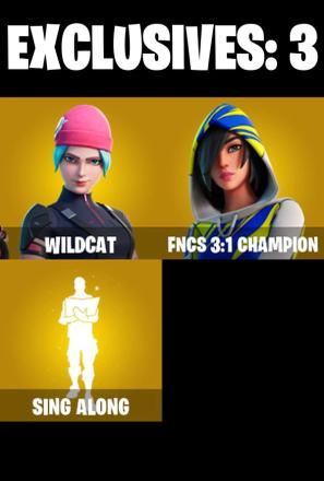 119 SKINS ✨ Wildcat ✨ FNCS 3:1 Champion ✨ The Ageless ✨ Nezumi ✨ Torin ✨ Hunter ✨ Ronin ✨ Spire Assassin ✨ 600 V-Bucks (PC/PSN/XBOX) PARENTAL CONTROL — image 2