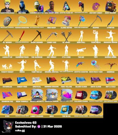 [PC/PSN/XBOX] 259 skins | Renegade Raider | Naruto Uzumaki | Sultura | Subzero Cryptic | Joey | The Imagined | Snap | Kymera | Spectra Knight | Drift — image 6