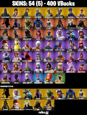 You Can change Mail [PC] 54 skins | OG STW | Black Knight | Sparkle Specialist | The Reaper | Blue Squire | Royale Knight | Floss — image 1