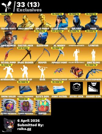 [247 SKINS] 🌞 Travis Scott 🌞 Gold Brutus 🌞 Gold Midas 🌞 Cloud Striker 🌞 Sultura 🌞 Fixer 🌞 Lina Scorch 🌞 Hybrid 🌞 The Imagined 🌞 Joey 🌞 [PC/PSN/XBOX] — image 2