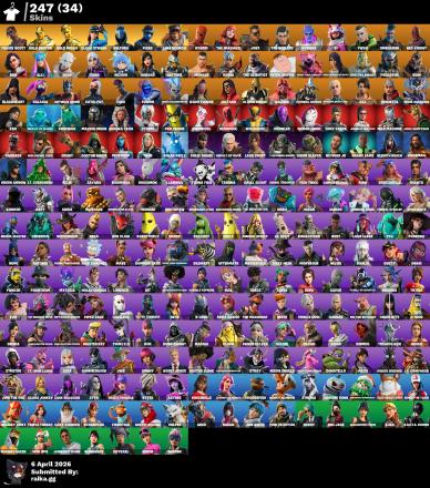 [247 SKINS] 🌞 Travis Scott 🌞 Gold Brutus 🌞 Gold Midas 🌞 Cloud Striker 🌞 Sultura 🌞 Fixer 🌞 Lina Scorch 🌞 Hybrid 🌞 The Imagined 🌞 Joey 🌞 [PC/PSN/XBOX] — image 3