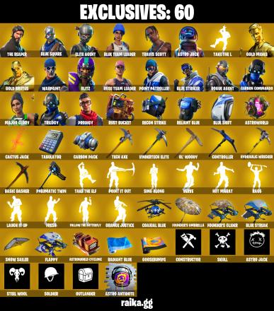 193 SKINS ✨ Travis Scott ✨ The Reaper ✨ Blue Squire ✨ Elite Agent ✨ Blue Team Leader ✨ Astro Jack ✨ Gold Midas ✨ 350 VB (PC/PSN/XBOX) — image 2