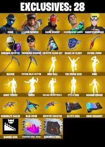320 SKINS ✨ Fixer ✨ Lina Scorch ✨ Game Knight ✨ Championship Jonesy ✨ Naruto Uzumaki ✨ Subzero Cryptic ✨ 550 V-Bucks (PC/PSN/XBOX) ✨ PARENTAL CONTROL — Fortnite account listing