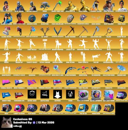 [PC/PSN/XBOX] 156 skins | Sparkle Specialist | Merry Mint Axe | Leviathan Axe | Leave the Door Open | Blue Squire | Royale Knight | Gold Brutus | Gold Midas | Lina Scorch | Pitch Patroller | Cloud Striker — image 6