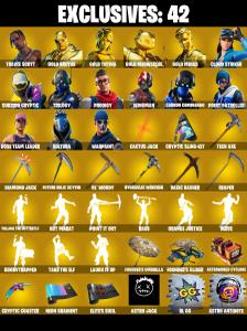 204 SKINS ✨ Travis Scott ✨ Gold Brutus ✨ Gold TNTina ✨ Gold Meowscles ✨ Gold Midas ✨ Cloud Striker ✨ Subzero Cryptic ✨ Trilogy ✨ 400 V-Buc (PC/PSN/XBOX) — Fortnite account listing