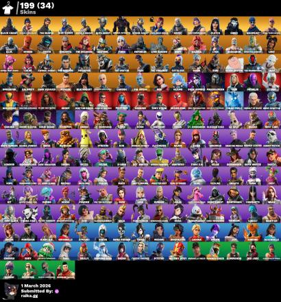 ULTIMATE RARE DEAL 😈  199 Skins | OG STW | Black Knight | SEASON 3 MAX 🌟 Sparkle Specialist | The Reaper | Blue Squire | Royale Knight | Elite Agent | Omega (stage 5) | Rogue Agent | Explorer Emilie | Havoc | Sub Commander | 0 VB — image 3