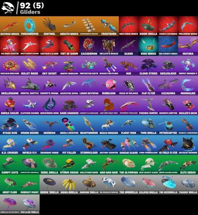 F93 96 skins FNCS Renegade Kado Thorne Omegarok Valeria Spectra Knight Nezumi — image 6