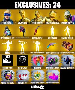 217 SKINS 💙 Renegade Raider 💙 Neo Versa 💙 Gold Midas 💙 Gold Brutus 💙 Gold Meowscles 💙 Subzero Cryptic 💙 Era 💙 Joey 💙 600 V-Buck (PC/PSN/XBOX) PARENTAL CONTROL — Fortnite account listing