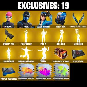 237 SKINS  ✨ Wildcat ✨ Fixer ✨ Cloud Striker ✨ Omegarok ✨ Kado Thorne ✨ Valeria ✨ Era ✨ Spectra Knight ✨ The Foundation ✨ 400 V-Bucks (PC/PSN/XBOX) PARENTAL CONTROL — Fortnite account listing