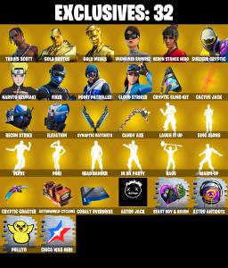 239 SKINS ✨ Travis Scott ✨ Aerial Assault Trooper ✨ Renegade Raider ✨ Gold Brutus ✨ Gold Midas ✨ Unchained Ramirez ✨ Heron Stance Hero ✨ 250 V-Buc (PC/PSN/XBOX) — Fortnite account listing