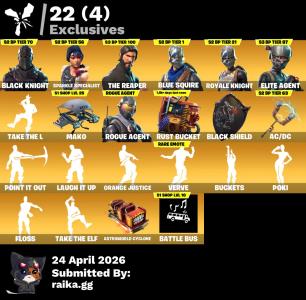 [127 SKINS] 🌞 Black Knight 🌞 Sparkle Specialist 🌞 The Reaper 🌞 Blue Squire 🌞 Royale Knight 🌞 Elite Agent 🌞 Rogue Agent 🌞 The Prisoner 🌞 Catalyst 🌞 [PC/PSN/XBOX] — Fortnite account listing
