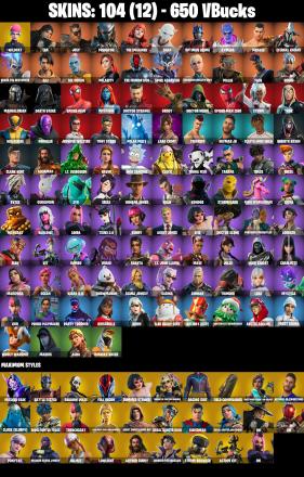 104 SKINS 💙 Wildcat 💙 Era 💙 Joey 💙 Predator 💙 The Imagined 💙 Snap 💙 Optimus Prime 💙 Kymera 💙 Menace 💙 Eternal Knight 💙 650 V-Bucks (PC/XBOX) PARENTAL CONTROL — image 3