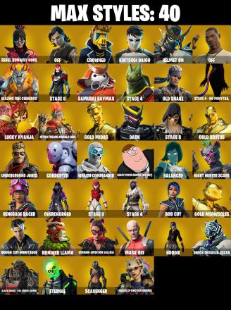 186 SKINS ✨ IKONIK ✨ Neo Versa ✨ Gold Midas ✨ Gold Brutus ✨ Gold Meowscles ✨ Point Patroller ✨ Cloud Striker ✨ 0 V-Bucks (PC/XBOX) — image 4