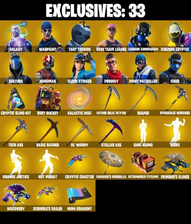 [103 SKINS] ⭐️ Galaxy ⭐️ Tart Tycoon ⭐️ Carbon Commando ⭐️ Subzero Cryptic ⭐️ Sultura ⭐️ Wingman ⭐️ Cloud Striker ⭐️(PC/PSN/XBOX) — image 2