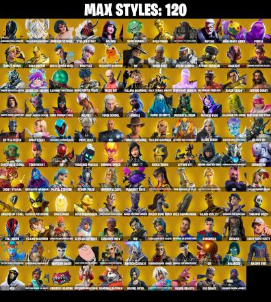[233 SKINS] 🍀 Gold Midas 🍀 Gold Brutus 🍀 Gold Meowscles 🍀 Cobalt Snowfoot 🍀 Naruto Uzumaki 🍀 The Imagined 🍀 PARENTAL CONTROL 🍀 (PC/PSN/XBOX) — image 4