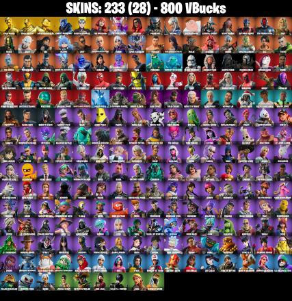 [233 SKINS] 🍀 Gold Midas 🍀 Gold Brutus 🍀 Gold Meowscles 🍀 Cobalt Snowfoot 🍀 Naruto Uzumaki 🍀 The Imagined 🍀 PARENTAL CONTROL 🍀 (PC/PSN/XBOX) — image 3
