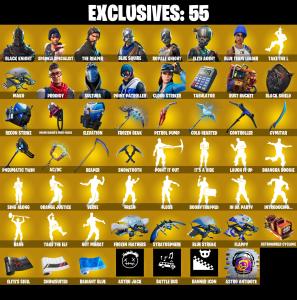 145 SKINS ✨ Black Knight ✨ Sparkle Specialist ✨ The Reaper ✨ Blue Squire ✨ Royale Knight ✨ Elite Agent ✨ Blue Team Leader ✨ Prodigy ✨ 450 V-Bucks (PC/PSN/XBOX) — Fortnite account listing