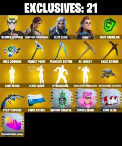 392 SKINS ✨ Master Chief ✨ Naruto Uzumaki ✨ Phantom Commando ✨ Elite Zadie ✨ Aloy ✨ Era ✨ Joey ✨ Galaxy Scout ✨ 800 V-Buc (PC/PSN/XBOX) PARENTAL CONTROL — Fortnite account listing